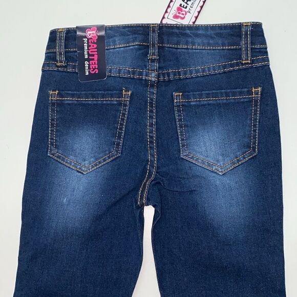 🔥BEAUTEES GIRLS JEANS KIDS SIZE 3 New - Picture 3 of 3